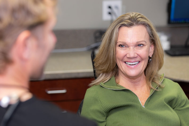 dental implants patient smiling