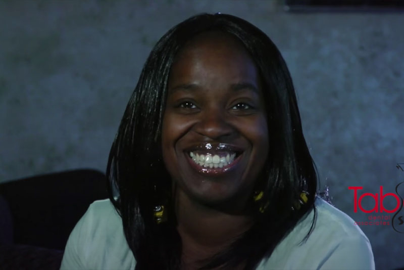 dental patient smiling