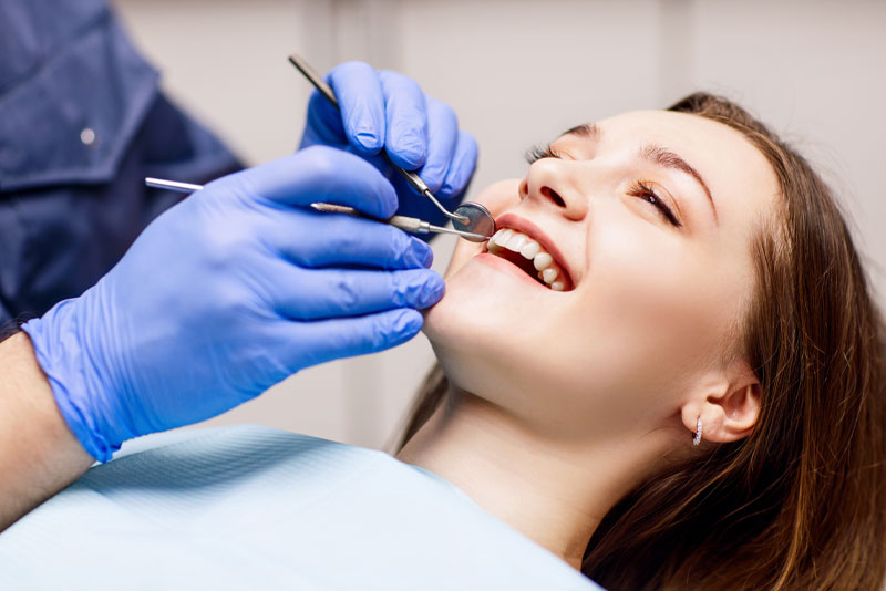 patient undergoing dental procedure