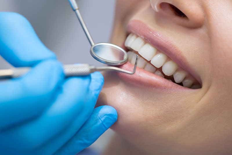 patient undergoing dental procedure