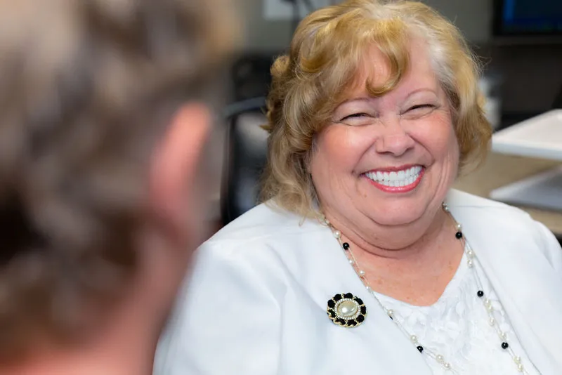 Dental Patient Smiling After Procedure