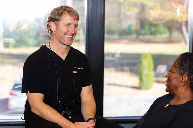 dr tabor discussing dental implant procedure 3 (1)