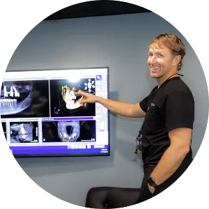 dr tabor discussing smile makeover